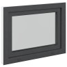 Fenêtre de sous-sol RISOR Anthracite 80 x 50 cm PVC et verre 552373552373