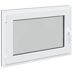 Fenêtre de sous-sol RISOR Anthracite 90 x 60 cm PVC et verre 552376552376