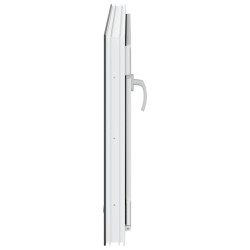 Fenêtre de sous-sol RISOR Anthracite 90 x 60 cm PVC et verre 552376552376