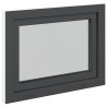 Fenêtre de sous-sol RISOR Anthracite 90 x 60 cm PVC et verre 552376552376