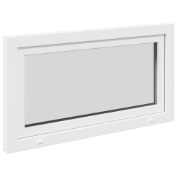 Fenêtre de sous-sol RISOR Blanc 110 x 70 cm PVC et verre 552377552377