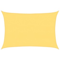 Parasol en PEHD rectangulaire 4 x 6 m Beige 552389552389