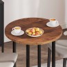 Plateau de table Marron Clair Ø 70 x 2,5 cm 552390552390