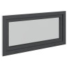 Fenêtre de sous-sol RISOR Anthracite 120 x 60 cm PVC et verre 552395552395