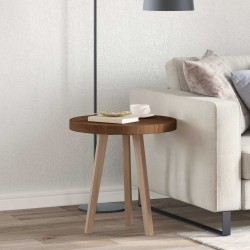 Plateau de table Marron foncé Ø 50 x 4 cm Bois de chêne massif 552398552398