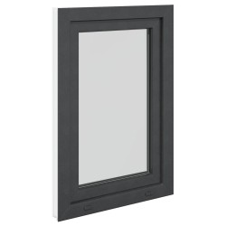 Fenêtre de sous-sol RISOR Anthracite 60 x 100 cm PVC et verre 552401552401