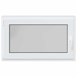 Fenêtre de sous-sol RISOR Anthracite 100 x 60 cm PVC et verre 552405552405