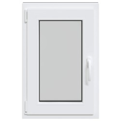 Fenêtre de sous-sol RISOR Anthracite 50 x 75 cm PVC et verre 552411552411