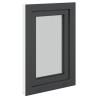 Fenêtre de sous-sol RISOR Anthracite 50 x 75 cm PVC et verre 552411552411