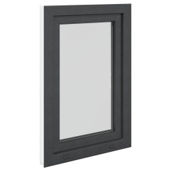 Fenêtre de sous-sol RISOR Anthracite 60 x 90 cm PVC et verre 552416552416