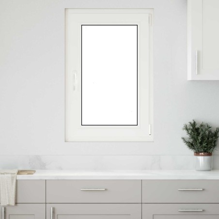 Fenêtre de sous-sol RISOR Anthracite 60 x 90 cm PVC et verre 552417552417