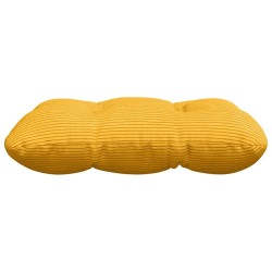 Coussins de siège 4 pcs Jaune clair 40 x 40 cm 552422552422