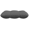 Coussins de siège 4 pcs Gris foncé 45 x 45 x 12 cm tissu 552423552423