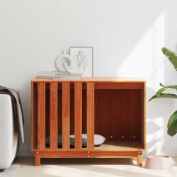 Maison pour Chiens Brun cire 100 x 70 x 70 cm Pin massif 552426552426