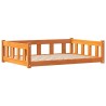 Lit pour Chien Brun cire 100 x 70 x 28 cm Pin massif 552427552427