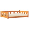 Lit pour Chien Brun cire 100 x 70 x 28 cm Pin massif 552427552427