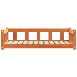 Lit pour Chien Brun cire 100 x 70 x 28 cm Pin massif 552427552427