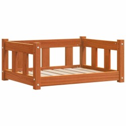 Lit pour Chien Brun cire 65,5 x 50 x 28 cm Pin massif 552428552428