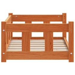 Lit pour Chien Brun cire 65,5 x 50 x 28 cm Pin massif 552428552428
