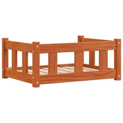 Lit pour Chien Brun cire 65,5 x 50 x 28 cm Pin massif 552428552428