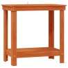 Établi avec étagère Brun Ciré 80 x 50 x 80 cm Pin massif 552436552436
