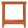 Établi avec étagère Brun Ciré 80 x 50 x 80 cm Pin massif 552436552436