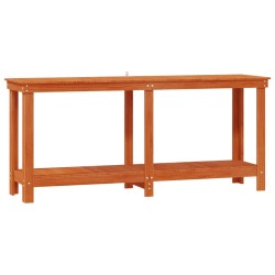 Établi avec étagère Brun Ciré 180 x 50 x 80 cm Pin massif 552437552437