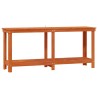 Établi avec étagère Brun Ciré 180 x 50 x 80 cm Pin massif 552437552437