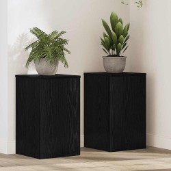 Support de Plante 2 pcs Chêne noir 30 x 30 x 50 cm 552480552480