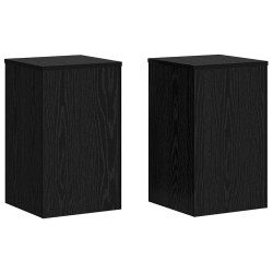 Support de Plante 2 pcs Chêne noir 30 x 30 x 50 cm 552480552480