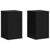 Support de Plante 2 pcs Chêne noir 30 x 30 x 50 cm 552480552480