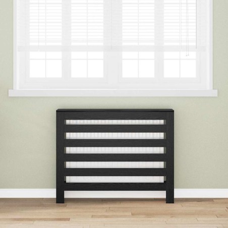 Cache-Radiateur Chêne noir 104 x 20 x 82 cm Bois d'ingénierie 552481552481