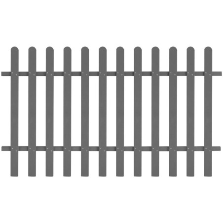 Clôture à piquets WPC 200x120 cm 552485552485