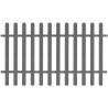 Clôture à piquets WPC 200x120 cm 552485552485