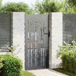 Porte de Jardin Noir 85 x 100 cm Acier peint par poudre 552492552492