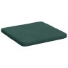 Coussins de siège 4 pcs Vert foncé 40 x 40 x 3 cm Velours 552508552508