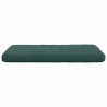 Coussins de siège 4 pcs Vert foncé 40 x 40 x 3 cm Velours 552508552508
