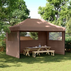 Tente de fête Marron 292 x 440 x 315 cm Tissu Oxford 552510552510