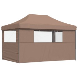 Tente de fête Marron 292 x 440 x 315 cm Tissu Oxford 552510552510