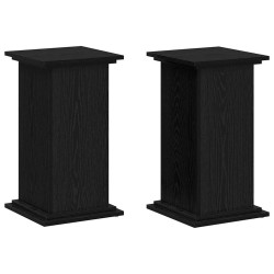 Support de Plante Chêne noir 33 x 33 x 60 cm Bois d'ingénierie 552519552519