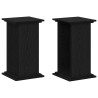 Support de Plante Chêne noir 33 x 33 x 60 cm Bois d'ingénierie 552519552519
