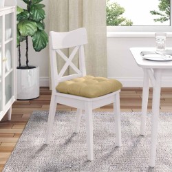 Coussins de siège 4 pcs Vert gris 40 x 40 cm 552539552539