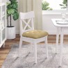 Coussins de siège 4 pcs Vert gris 40 x 40 cm 552539552539
