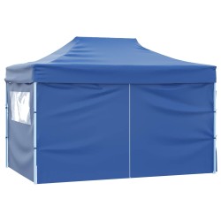 Tente de fête Bleu 280 x 410 x 315 cm Tissu Oxford 552540552540
