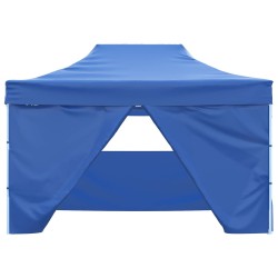 Tente de fête Bleu 280 x 410 x 315 cm Tissu Oxford 552540552540