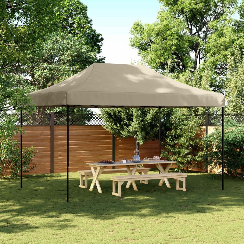 Tente de fête Taupe 292 x 440 x 315 cm Tissu Oxford 552544552544