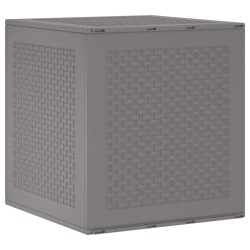 Boîte de rangement Gris clair 55 x 53 x 57 cm Polypropylène 552551552551