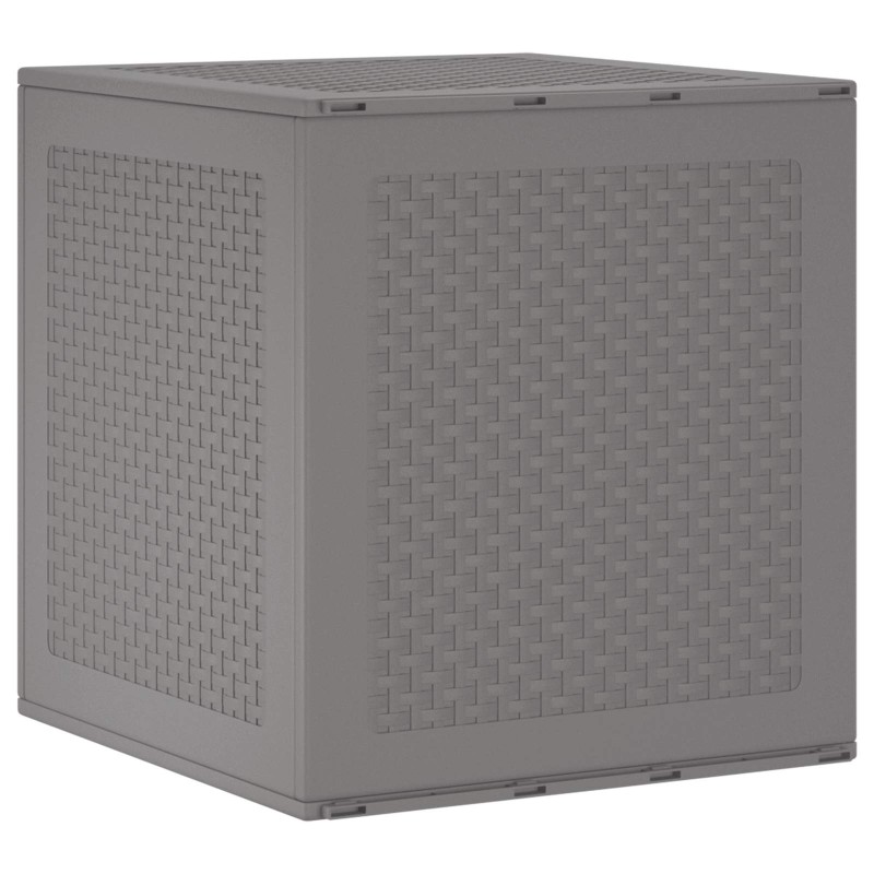 Boîte de rangement Gris clair 55 x 53 x 57 cm Polypropylène 552551552551