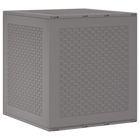 Boîte de rangement Gris clair 55 x 53 x 57 cm Polypropylène 552551552551