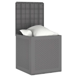 Boîte de rangement Gris clair 55 x 53 x 57 cm Polypropylène 552551552551